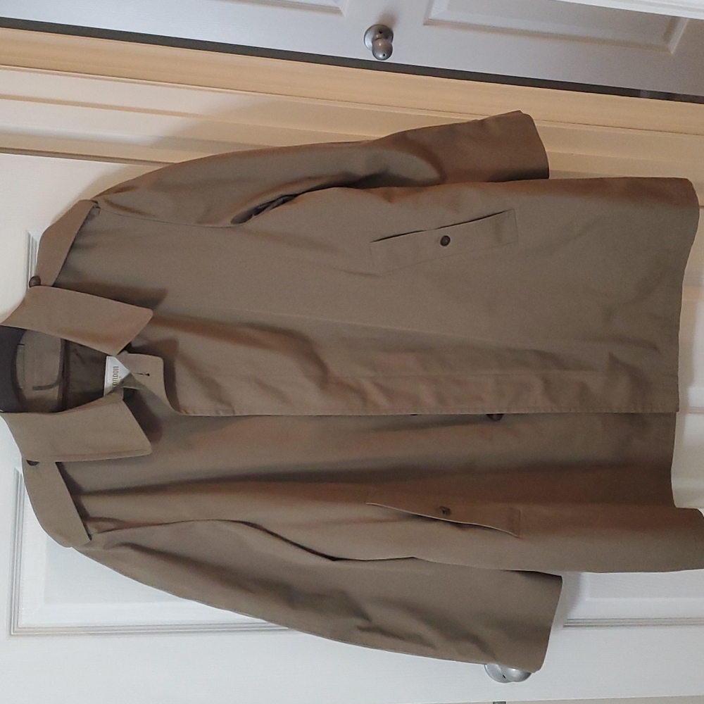 Men's Vintage London Fog Meade Short Trench Coat - Picture 12 of 12